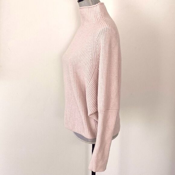 Club Monaco Cashmere Powder Pink Cowl Neck Sweater sz S/P - Picture 4 of 15